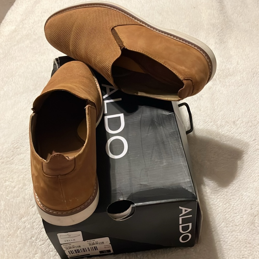 Aldo Brown Loafers Classic Slip-On Design- Yelle 28